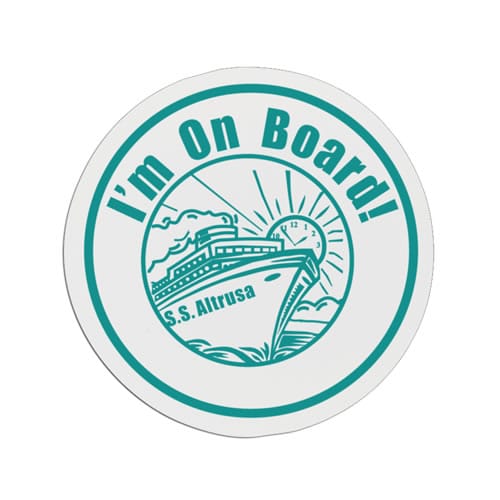 PSB121 Plastic Badge