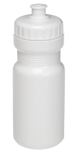 White Sports Bottle