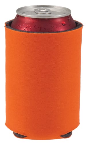 Bright Orange Can Cooler