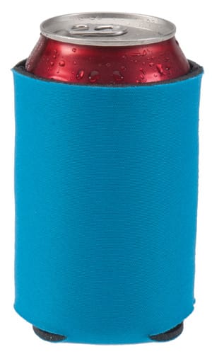 Neon Blue Can Cooler