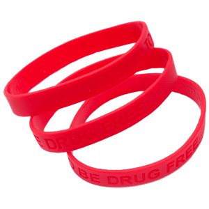 Red Ribbon Week Wristbands