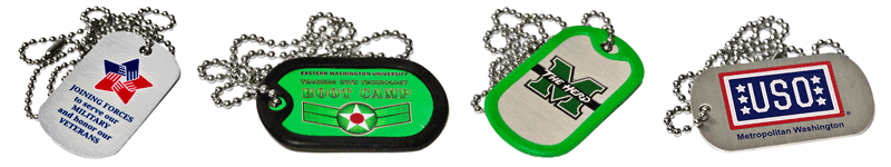 laser engraved dog tags